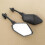 1 Pair Motorcycle Left Right Rear Side View Mirrors for CBR 1000RR 2004-2007 600RR 2003-2018 4
