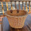 (blue)Hand Woven Bicycle Basket Large Capacity Strong Load bearing Easy Installation Handlebar Bike Front Basket Replacement 5