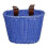 (blue)Hand Woven Bicycle Basket Large Capacity Strong Load bearing Easy Installation Handlebar Bike Front Basket Replacement 1