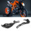 2PCS 22mm 28mm Motorcycle Handguard Reduce Wind 11