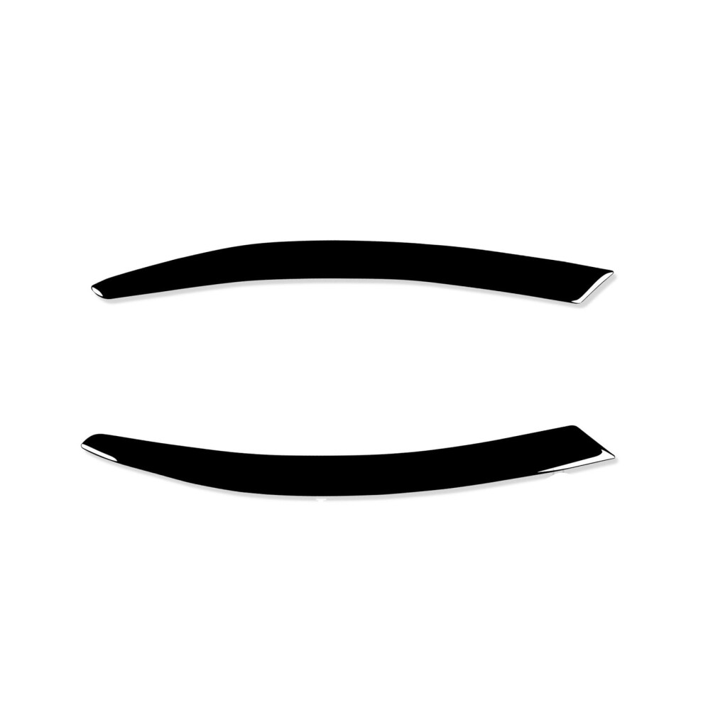 Car Headlight Eyebrows Eyelid For Audi A6 C6 4F 20042009 Gloss Cover Trim Stickers Car Headlight Eyebrow Eyelids Trim Cover Black 6493810963483