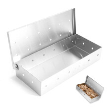 BBQ Smoker Box for Charcoal Grill, for Camping, Universal Fit