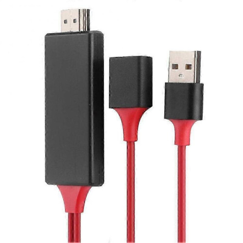 Lightning to HDMI Cable for Apple iPhone - Screen Mirroring Cable Compatible with iOS 11 for Video & Audio Streaming 1