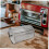 Rotisserie Back rack Roller Grill basket Roasting Rotating Oven Grill baskets 4