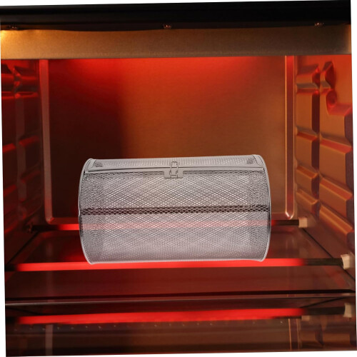 Rotisserie Back rack Roller Grill basket Roasting Rotating Oven Grill baskets 2