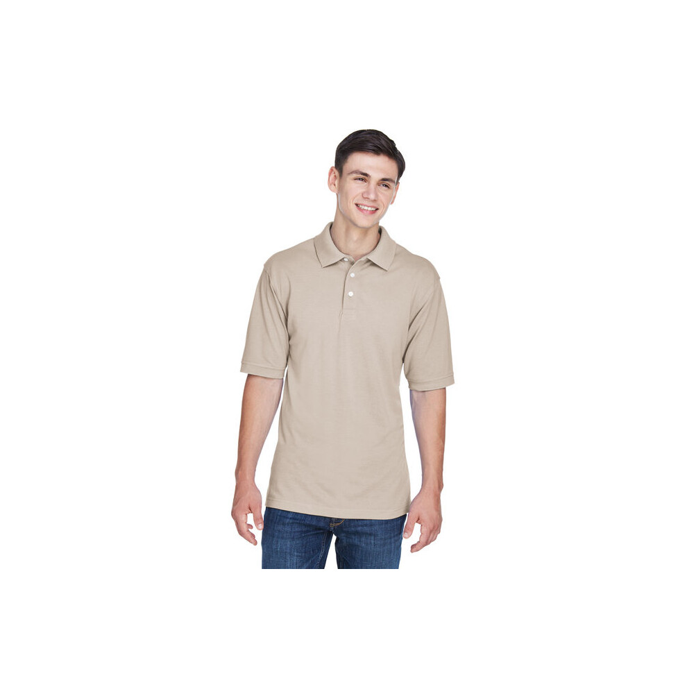 Herren 56 Oz Easy Blendpolo - Weiss - XS(D0102H768A6)-image
