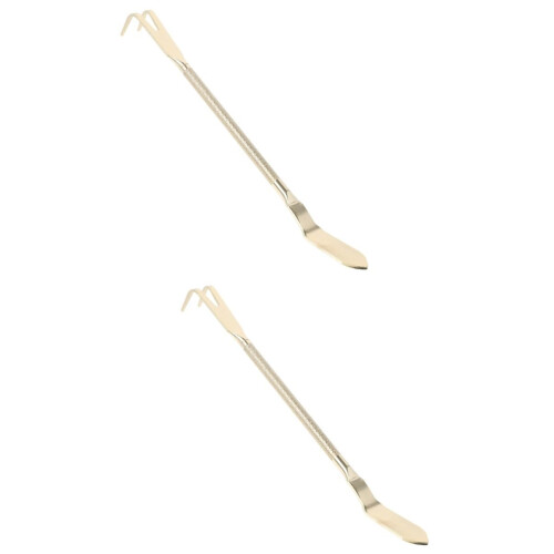 Lash Rake 2 pieces Bonsai tool tweezers hanging planter tip garden tools anodized ...