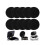 10Pcs Charcoal Filter for Compost Bucket 6.7 Inch Kitchen Activated Carbon Compost Bin Filter Replace for Countertop Bin 2