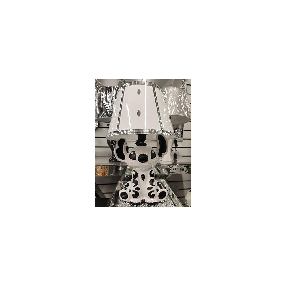 Biznest Bling Stitch Lamp 54X28cm White/Black