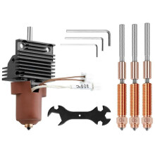 K1 Ceramic Hotend Kit Quick Swap Nozzle K1C All-Metal Integrated Extruder Hot End for K1 MAX 3D Printer