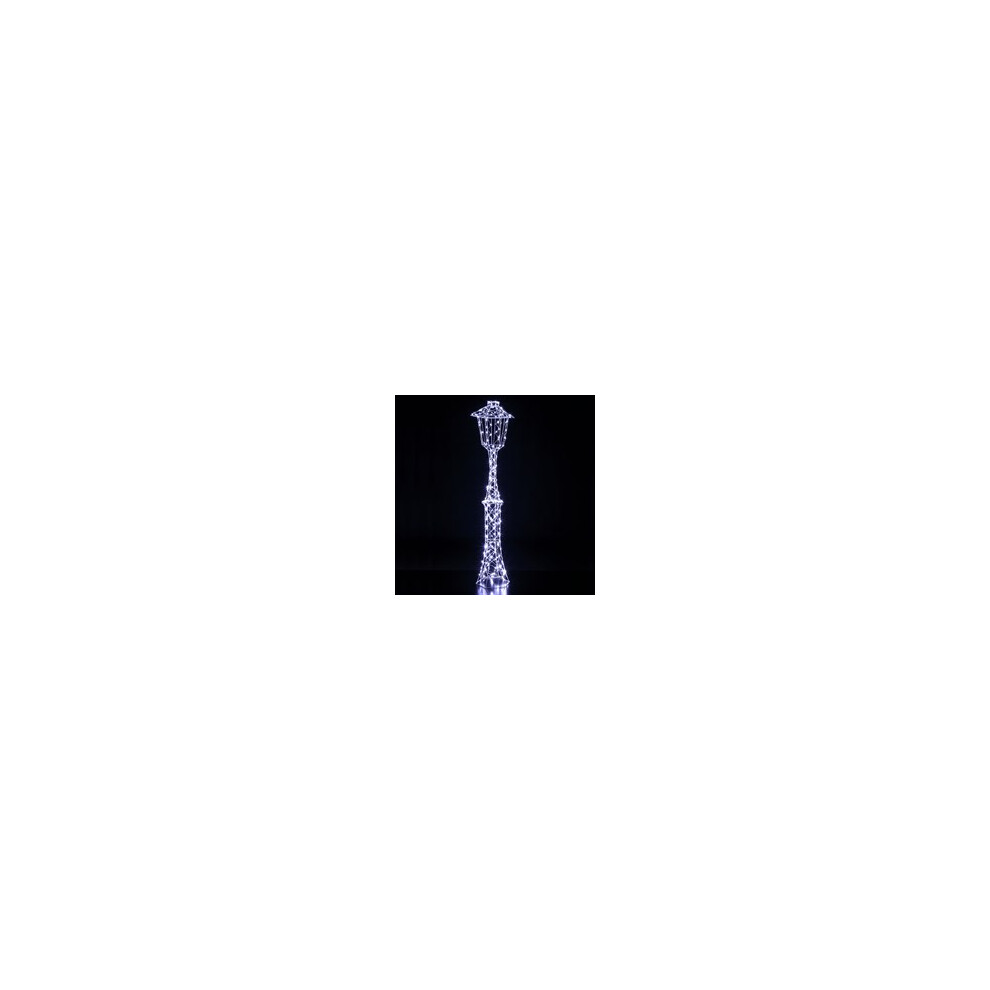 Noma 1.5m White Flexi Dickensian Lamp Post Light Up Decoration 2525015
