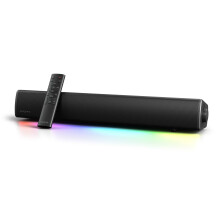CREATIVE Sound Blaster GS5 RGB Gaming Soundbar with SuperWide technology, Powered via Adapter, Up to 60W Peak Power, Bluetooth 5.4, Optical-in, Headp