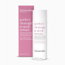 This Works Perfect Cleavage & Neck Serum, 150 ml - Anti Aging Moisturiser for Neck and Décolletage with Marine Algae and Hyaluronic Acid - Youth-Boos