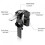 (Black) Mobile Phone Game Control Fire Button Metal Game Trigger R1 L1 Shooting Controller 4