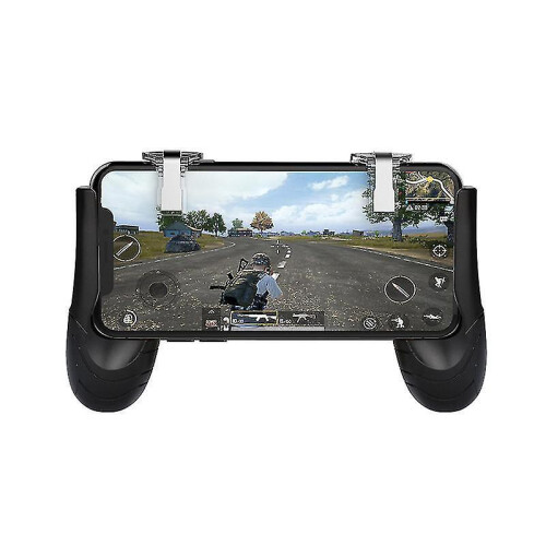 (Black) Mobile Phone Game Control Fire Button Metal Game Trigger R1 L1 Shooting Controller 1