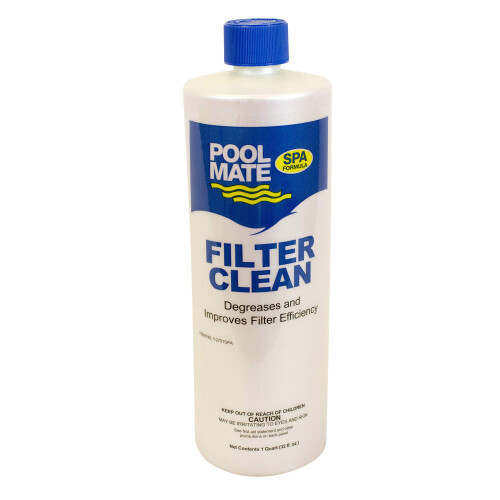 Pool Mate 1-2701SPA-02-A Filter Clean Hot Tub Filter Cleaner 1-Quart 2-Pack 1