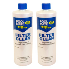 Pool Mate 1-2701SPA-02-A Filter Clean Hot Tub Filter Cleaner 1-Quart 2-Pack