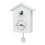White Cuckoo Clock Modern Wall Clock 1
