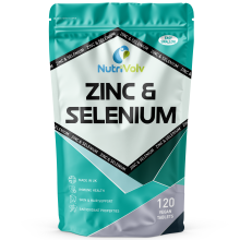 Zinc & Selenium 120 Tablets – Picolinate & Selenomethionine – Vegan Immune Support & Antioxidant Formula