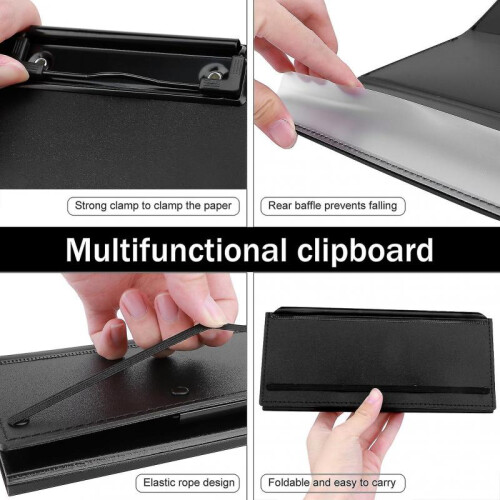 Foldable Portable Writing Storage Office Nursing Clipboard for Doctors Students 2