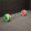 (7ft Olympic) GYM MASTER 2" Diameter Olympic Barbell with Spring Clip Collars 6