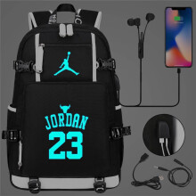 (Stil 05) Basketball-Fußballspieler Jordan Rucksack USB-Rucksack Für Kinder, Studenten, Schultaschen