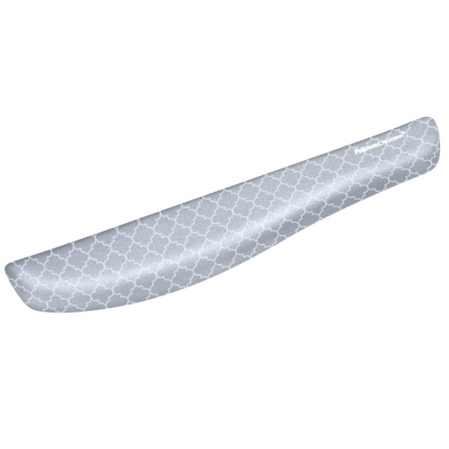 Fellowes Fellowes PlushTouch Στήριγμα Καρπών Πληκτρολογίου 18 1/8 x 3 3/16 x 1 Γκρι/Λευκό Πλέγμα 1