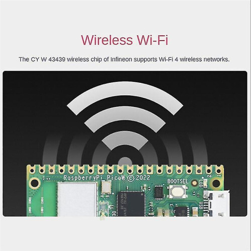 For W Board with Wireless Wifi Module Rp2040 Board S -python Welded 1