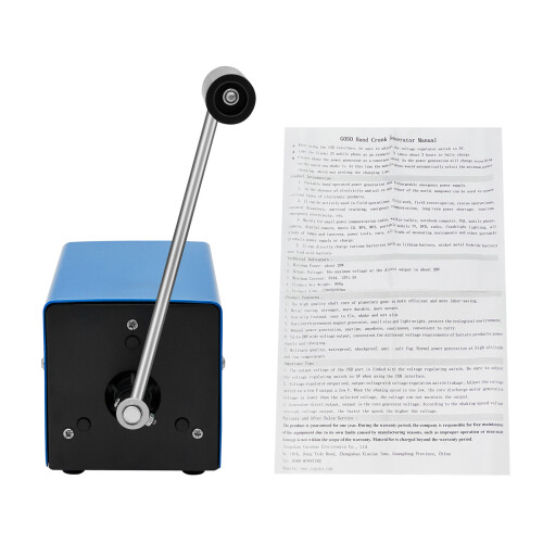 20W Portable Generator Manual Crank Generator 2