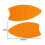 (orange) Multipurpose Silicone Iron Rest Pad Hot Resistant Mat 5