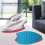 (orange) Multipurpose Silicone Iron Rest Pad Hot Resistant Mat 3