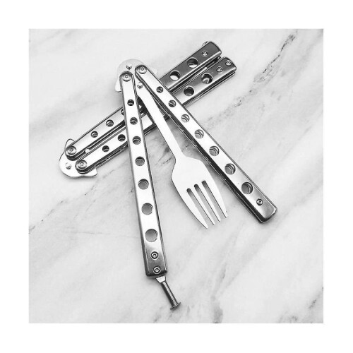 Spond Fork Set, Collapsible Less Steel Cutlery for Kit Bbq 2