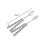 Spond Fork Set, Collapsible Less Steel Cutlery for Kit Bbq 2