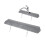 2pcs Kit Sink Splash Faucet Mat Splash Catcher, Catcher Tray, Purpose for Kit D 2