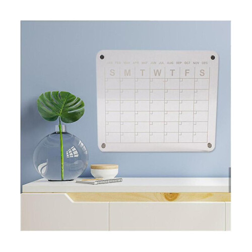 2pcs Dry Wipe Erase Board for Frid Acrylic Clear for Refrirator Board Er 2