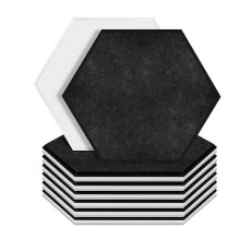 12 Pcs Hexagcoic Panels Beveled Ed Sound Foam Panels,sound Ing Padding for Stud