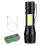 Led Flashlight Xpe Cob Light Rechargeable Flashlight Built-in Battery Zoom Flashlight 3 Mode Waterproof Emergency Torch 1