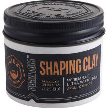 GIBS Shaping Clay PHANTOM-Medium Hold Ultra Matte Finish Waterbasis Ideaal voor zachte en natuurlijke looks 4oz