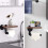 Ric Indrial Toilet Roll H,pipe Floating H for Home/bath, Mounted Shel 3