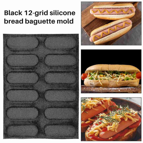Silic Pan-non-stick,hot Dog Molds, Ba Mat Bread Mould 1