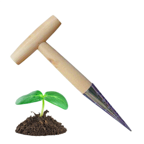 Seedling planting hole drill  Tshaped cutting tool for plants  young plants