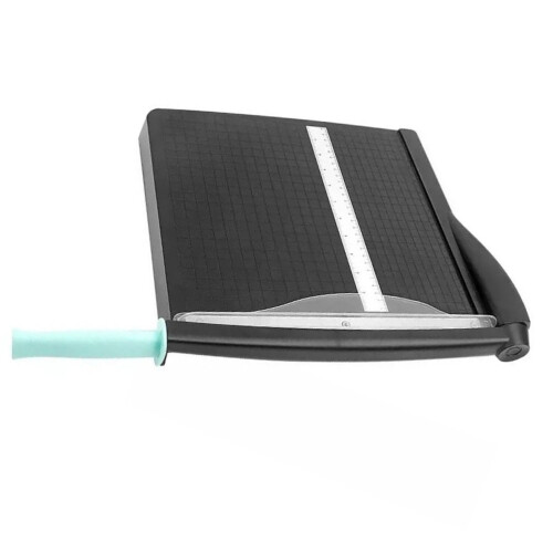 Paper Cutter 12 Inch Steel Blade Ergonomic Handle 1