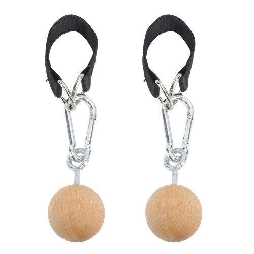 Wooden Pull Up Balls Rock Climbing Holds Training 1