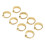 8PCS Knitting Crochet Loop Ring Open Design Alloy 6