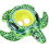 Baby Turtle Ride Swimming Ring, Inflatable Pool Float for Toddlers 1