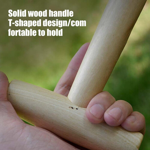 Seed Dibber Garden Tool  Wooden Handle  Multipurpose  28x11cm 1