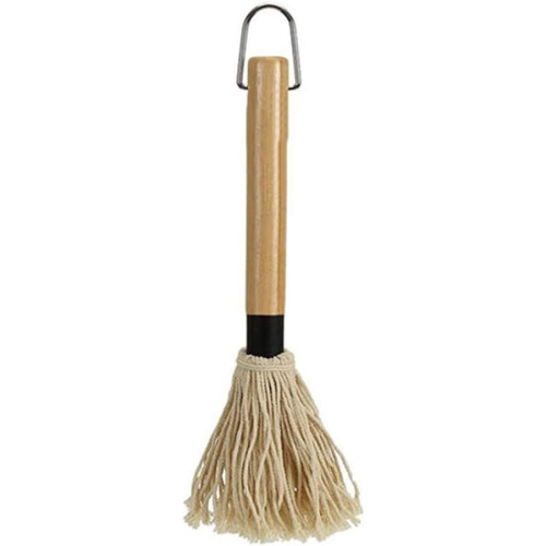 Barbecue Mop with Comfortable Wooden Handle and Six Practical Spare Parts (D) 1