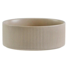 (Khaki) Ceramic Dog Bowl - Heavyweight And Durable Pet Food And Water Dish Crock, Dishwasher Safe, Modern Zekai