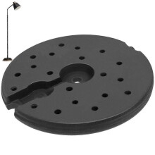 Lamp Parts Floor Lamp Base Weight Home Use Black 23.30X23.30X2.20CM Stable Support 1Pack