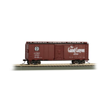 Bachmann Industries 40 Santa Fe Map Box Car - Grand Canyon - Ho-Scale Train